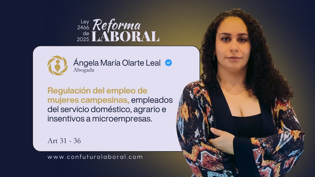 Empleo de mujeres campesinas, empleados del servicio doméstico, agrario e incentivos a microempresas