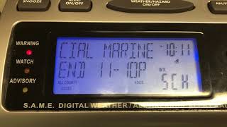 Severe Thunderstorm Warning/Special Marine Warning [Double Header] [EAS #1204/1205] (5/26/2019)