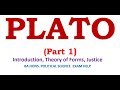 Political philosophy of plato introduction theory of forms and justice