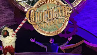 TOOTHSOME CHOCOLATE EMPORIUM FULL TOUR AND DINNER EXPERIENCE! Universal Studios Hollywood City Walk screenshot 4