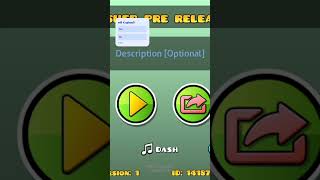 finally uploading dasher pre release to the gd servers! #geometrydash