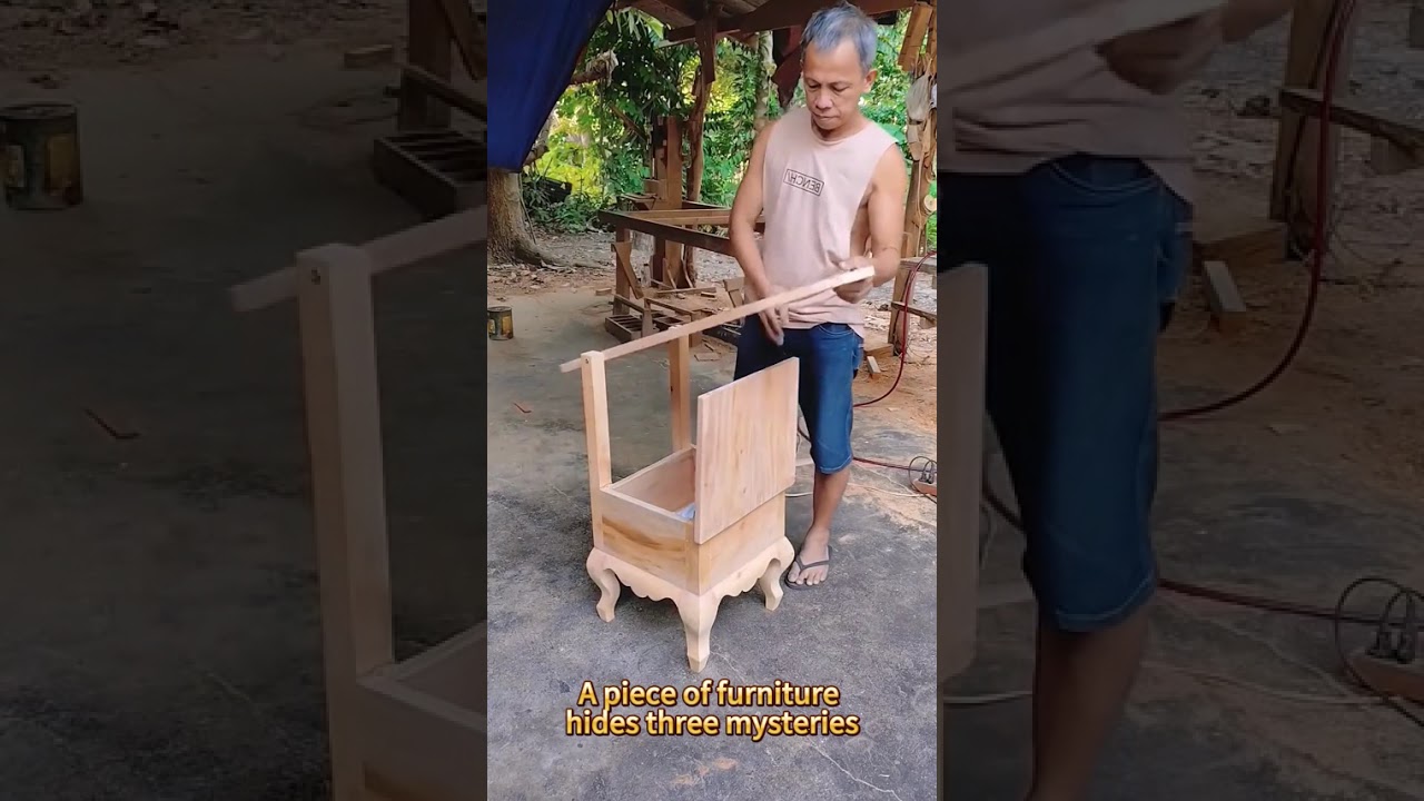 The wooden chair made by the old craftsman is inge