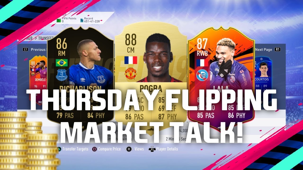 THURSDAY FLIPPING DURING TOTS? MARKET TALK! FIFA 19 Ultimate Team