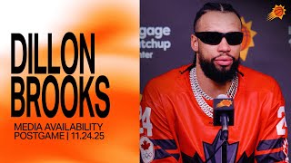 Dillon Brooks Postgame Media Availability Phoenix Suns 11-24-25