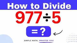 977÷5  Divide 977 by 5 - Long division Method
