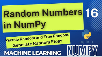 Numpy Random Module | Random Numbers In Numpy | Numpy Tutorials | Numpy Array