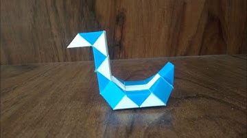 How to make Swan🦢 with Snake Cube:- 24 PIECES. BY:- AKSH PATEL