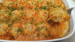 картинка: ВКУСНЫЕ ТЕФТЕЛИ С РИСОМ  И ПОДЛИВКОЙ В ДУХОВКЕ! ГОТОВЯТСЯ БЫСТРО И ПОЛУЧАЮТСЯ ВКУСНО!