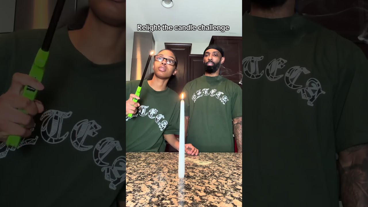 RELIGHT THE CANDLE CHALLENGE #shorts