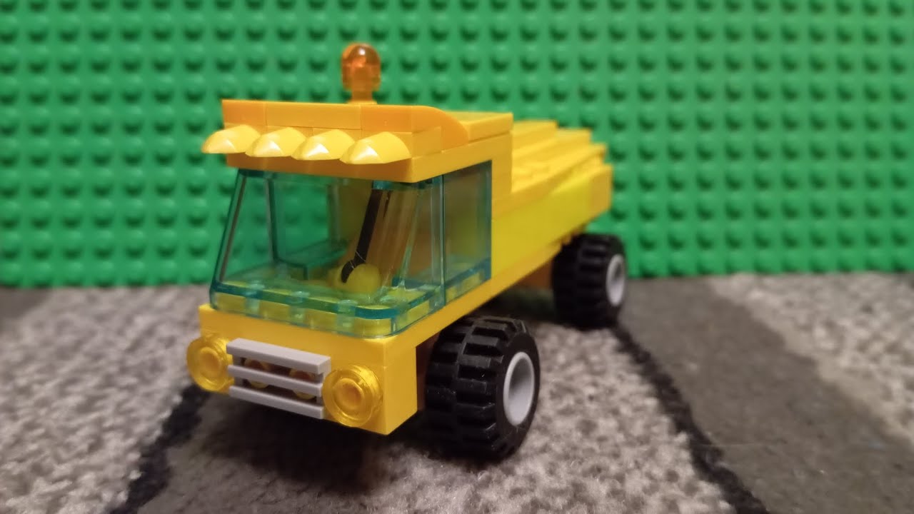Lego yellow small car build(tutorial)