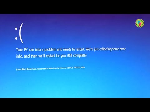 Solusi Blue Screen pada PC | Your PC ran into a problem and needs to ...