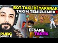 FATİH LİGİNDE BOT TAKLİDİ YAPARAK TAKIMLARI TEMİZLEMEK!! (EFSANE TAKTİK!) | PUBG Mobile