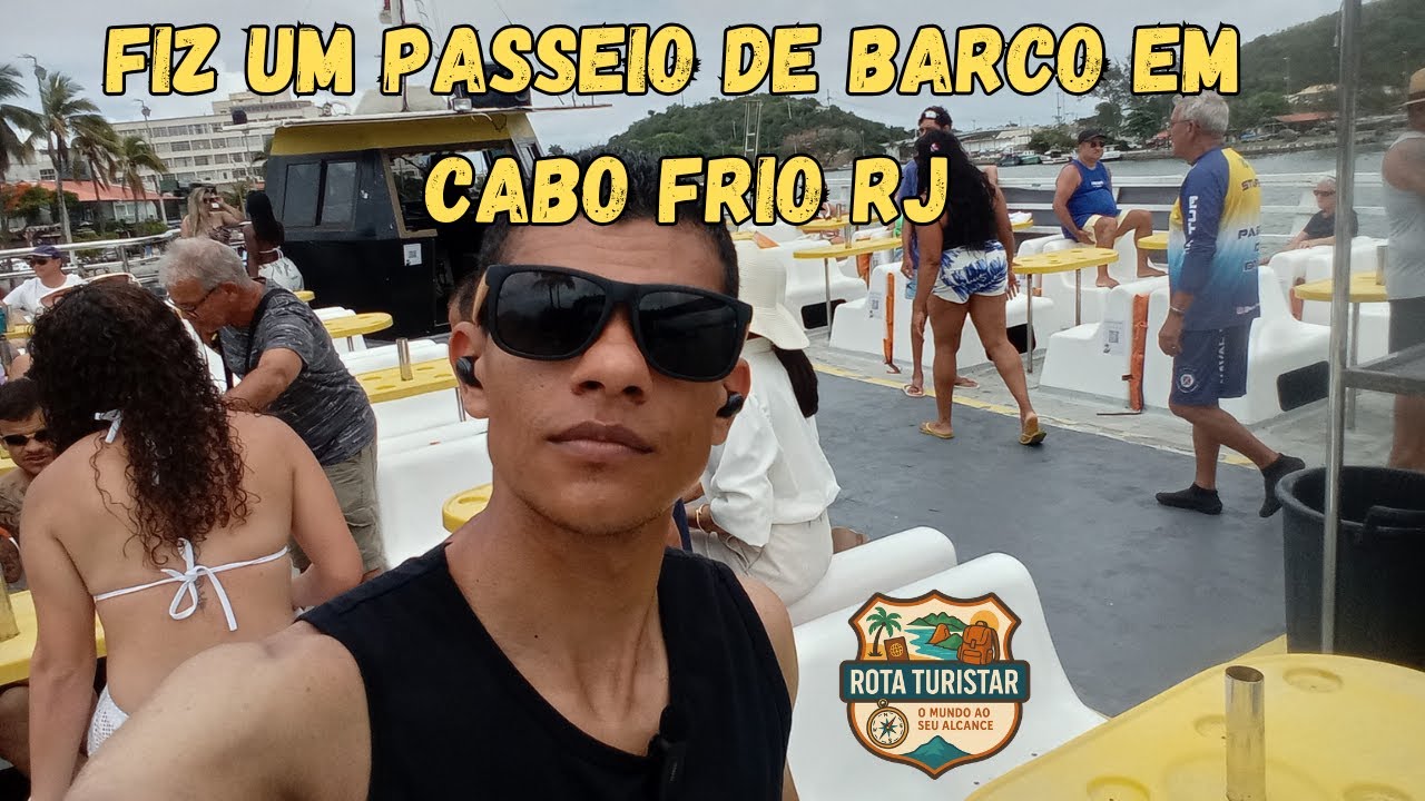 Passeio de barco em Cabo Frio RJ