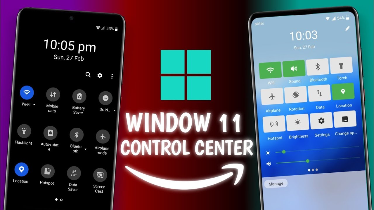 How To Install Window 11 Control Center In Any Android Devices?? - YouTube