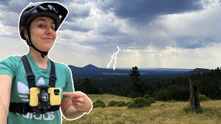 iPhone 11 Pro as an Action Cam // Lightning Strikes on Little Elden Trail - Part I // Flagstaff MTB