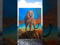 Majestic Lion Painting | Powerful Wildlife Art | #shorts