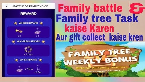 Starmaker | Family tree task | Family battle | kaise Karen task | kaise collect Karen | singing app|