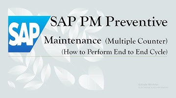 03.3 HOW WE CAN PERFORM PREVENTIVE MAINTENANCE AS MULTIPLE COUNTER CYCLE ?