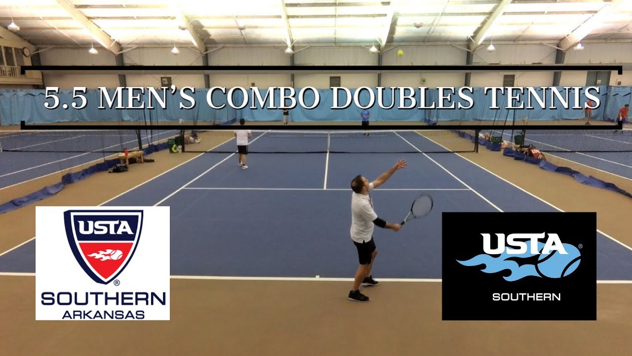 NTRP 3.0 - 5.5 Men's Combo Doubles Tennis Match 1/14/19 - YouTube