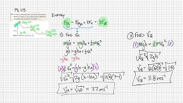 IB Physics SL Unit 2.3 - Work, Energy & Power: Tsokos Problem 10 Page 113