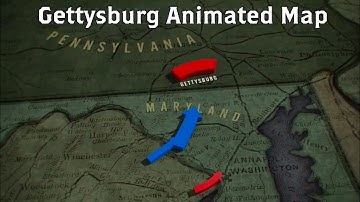 Gettysburg: Animated Battle Map