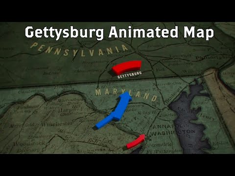 Gettysburg: Animated Battle Map