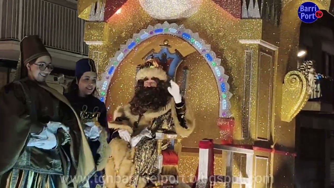 Arribada i Cavalcada 2025 dels Reis Mags al Barri del Port de Tarragona