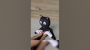 Surprised Kitty / Cartoon Cat challenge #shorts