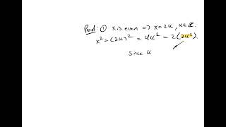 Exercises For Chapter 4 Use The Method Of Direct Proof To Prove The Following Statements. 1. If X