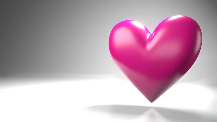 [1 hour]Pulsing Pink Heart - Loop able Background/Screensaver[4K][No Sound]
