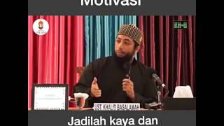 Jadilah kaya dan bersedekah di jalan ALLAH ,ustadz khalid basalamah