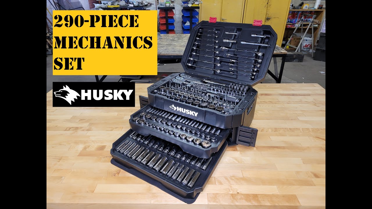 Husky Mechanics Tool Set (290-Piece) Detailed Review From Home Depot 