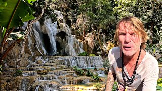 Epic Kung Si Waterfall Adventure, Luang Prabang LAOS. #thailand #laos #travel