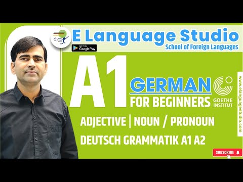 Learn German | Adjective | Noun / Pronoun | deutsch grammatik A1 A2