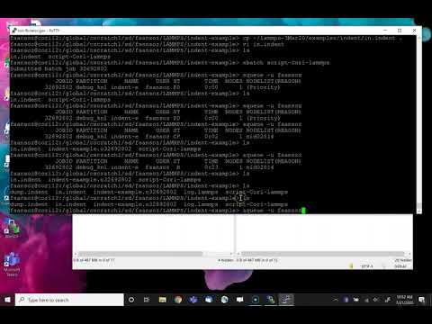 Tutorial 4 || LAMMPS Compiling and Testing on Cori (NERSC)