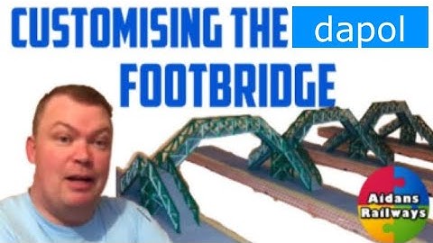 Aidans Hoe je een GROOT station bouwt in 00 deel 2 - De stationsvoetgangersbrug - De Dapol-voetga...
