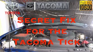 The secret fix to the Tacoma's engine tick - Tim's Tacoma Garage