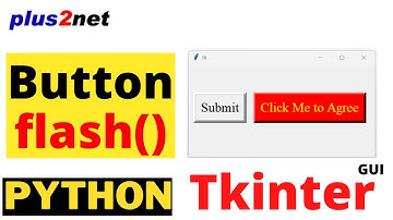 Tkinter Button flash() method to draw user attention by blinking using active background colors