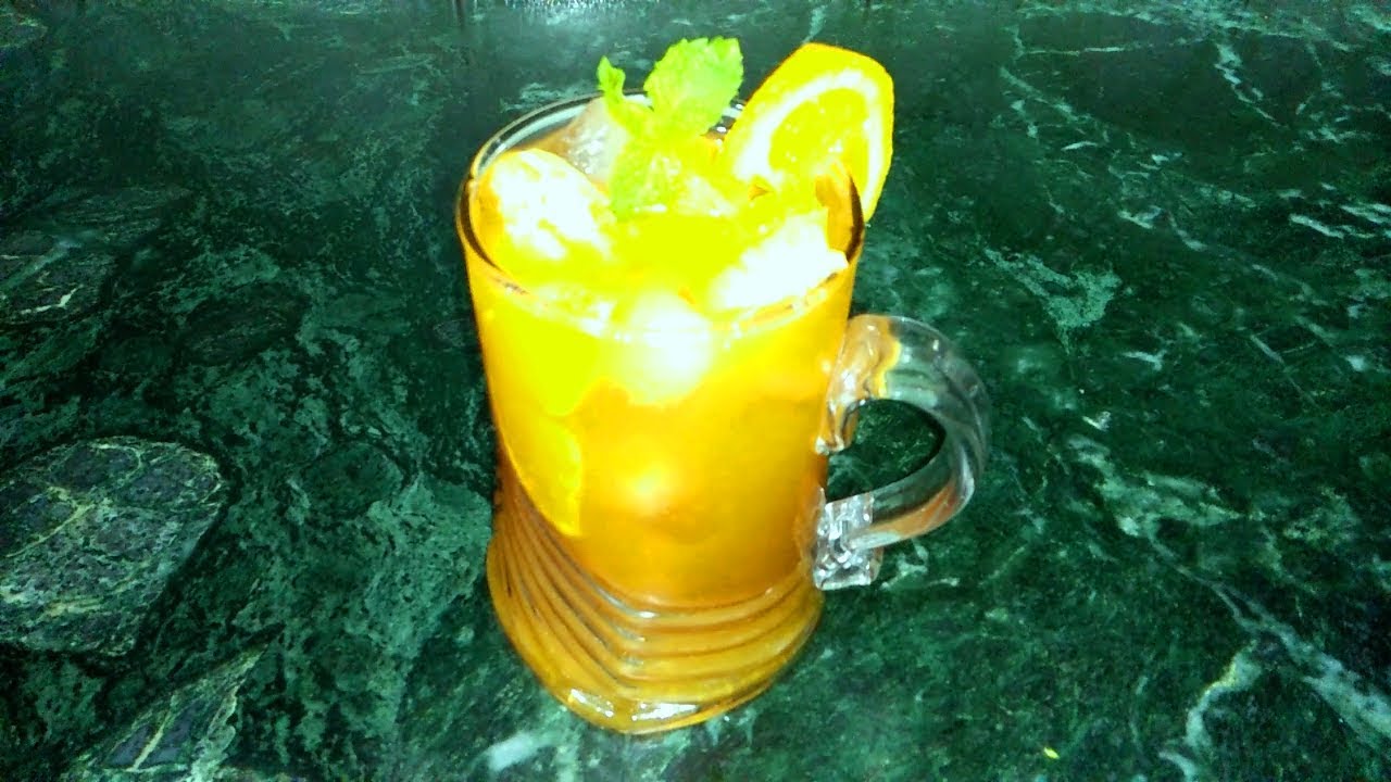 Orange Ice Tea || The Best Tea to Lose Weight Drink by Punjabi Cooking