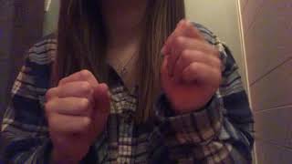 ASMR- lofi spiders crawling up your back rhyme (personal attention)