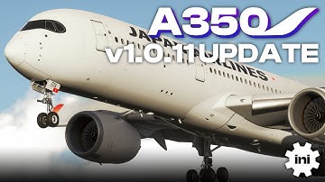 iniBuilds A350 Airliner GPS Jamming & New Features Update | Microsoft Flight Simulator