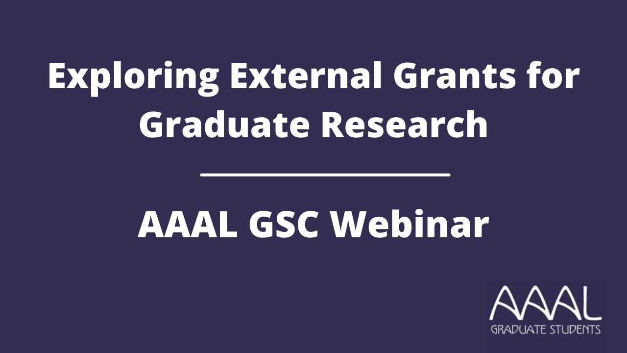 grants for graduate student research