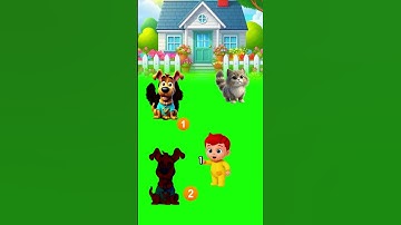 which side is the cat number sequence? #cartoon #funny #family #cocomelon