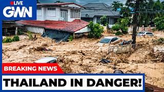 SEVERE Flooding Hits THAILAND – Man Missing as Villages Goes Under Water