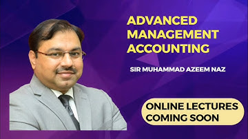 M-5 Advanced Management Accounting - ICMAP