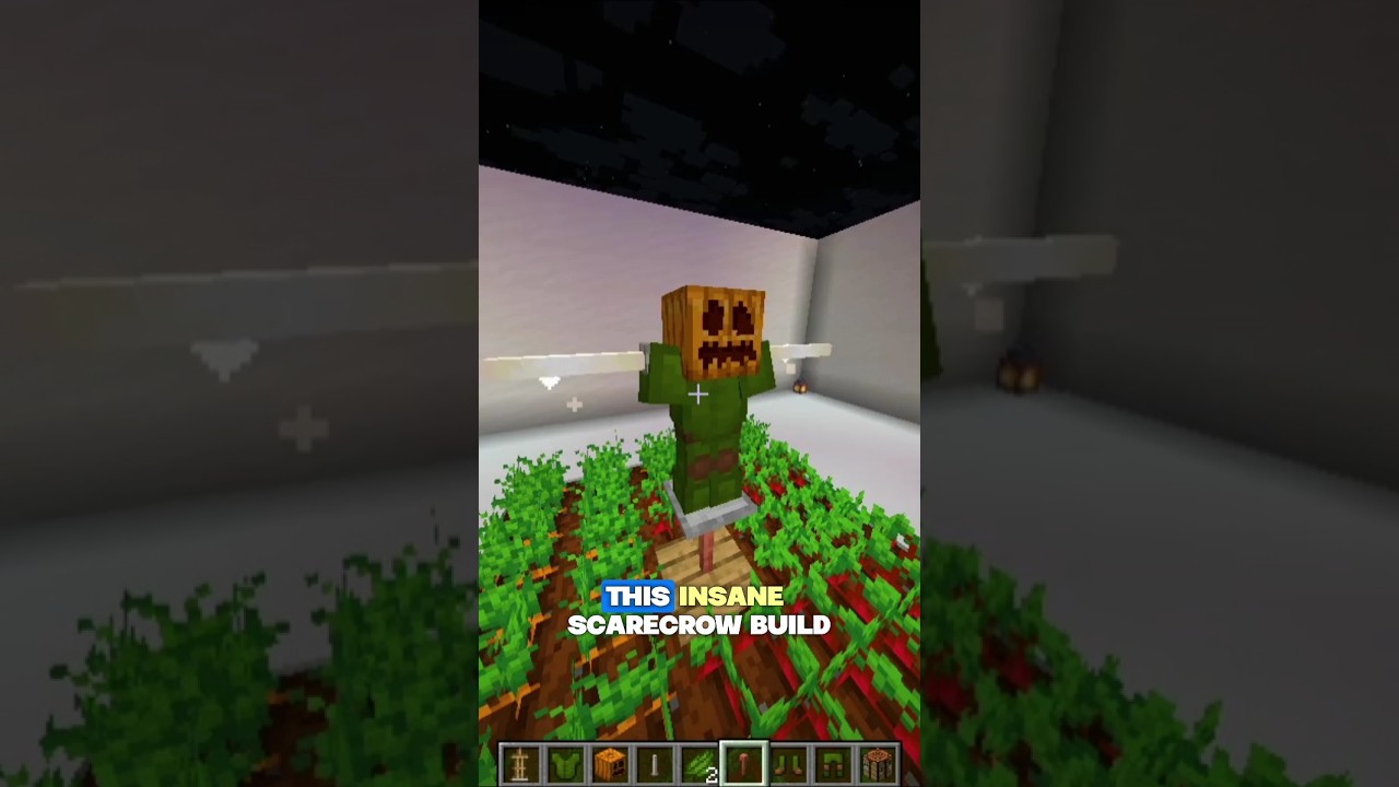Build Scarecrow in Minecraft 😆