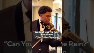 "Can You Stand The Rain"  New Edition (violin cover) Tyler Butler-Figueroa Violinist Basketball Gala