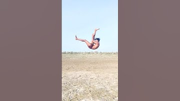 Flash Kick Backflip Very Smooth || #shorts #gymnast #acrobatics #parkour #surajflyking