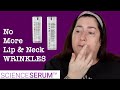 GET RID OF LIP & NECK WRINKLES | Science Serum Tight Lips & Tight Neck Tutorial