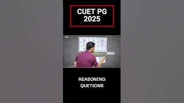 CUET UG/PG 2025 | REASONING | ALPHABET PATTERN QUESTION  #cuetpgexamination  #mathproblems #2025